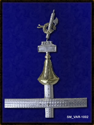 detalle estandarte cofrad&iacute;a Semana Santa modelo 1002