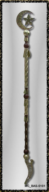 bast&oacute;n de mando con media luna y estrella