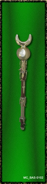 bast&oacute;n de mando con media luna